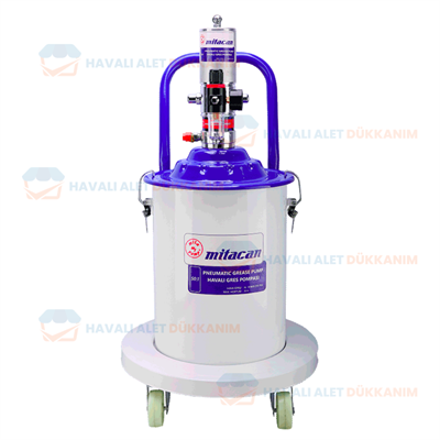 Mitacan Mitapomp MTGP5020 Havalı Gres Pompası 20 Kg Depolu 50:1