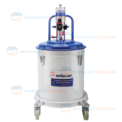 Mitacan Mitapomp MTGP5035 Havalı Gres Pompası 35 Kg Depolu 50:1