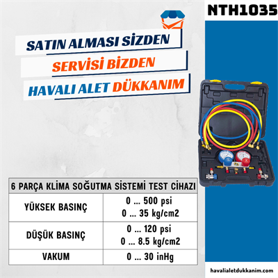 NT Tools NTH1035 6 Parça Klima Soğutma Sistemi Test Cihazı