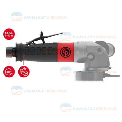 Chicago Pneumatic CP3550-120AA5 Havalı Açılı Taşlama Makinesi 125 mm