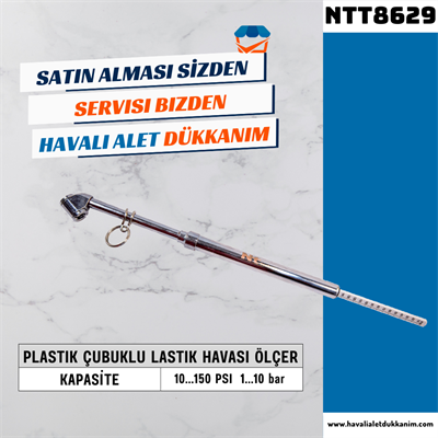 NT Tools NTT8629 Plastik Çubuklu Lastik Havası Ölçer