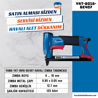 YAMA YAT-8016-BE407 Havalı Zımba Tabancası