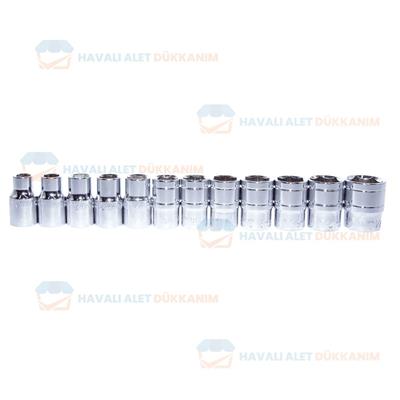 NT Tools NCSET73 Altı Köşe CrV Lokma Seti 12 Parça 1/2