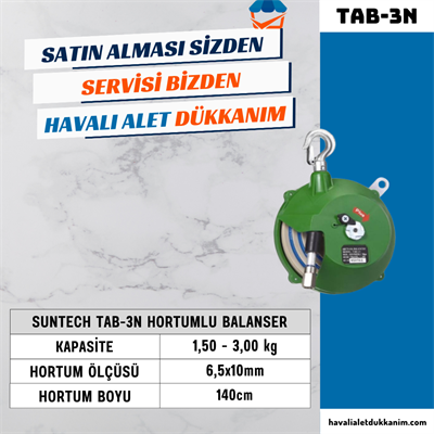 SUNTECH TAB-3N Hortumlu Balanser 1,50 - 3,00 Kg