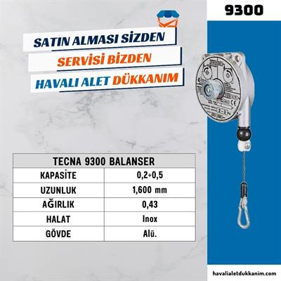 TECNA 9300 Balanser 0.2 - 0.5 kg | 1.6 Metre Halat