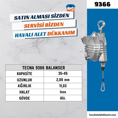 TECNA 9366 Balanser 35 - 45 kg | 2 Metre Halat