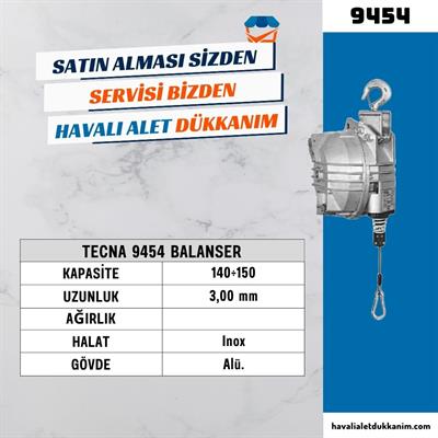 TECNA 9454 Balanser 140 - 150 kg | 3 Metre Halat
