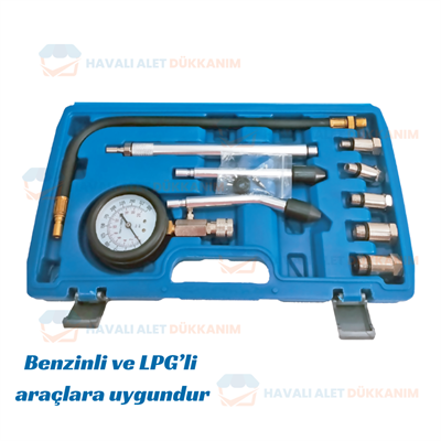 NT Tools NT0011 11 Parça Motor Kompresyon Test Cihazı