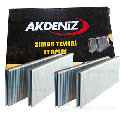 AKDENİZ 9025 90 Serisi Havalı Zımba Teli 25 mm 5000 Adet