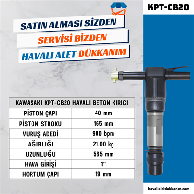 KAWASAKI KPT-CB20 Havalı Beton Kırıcı