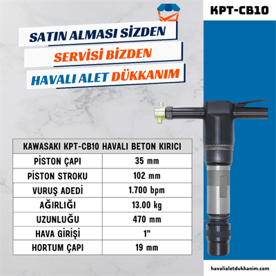 KAWASAKI KPT-CB10 Havalı Beton Kırıcı