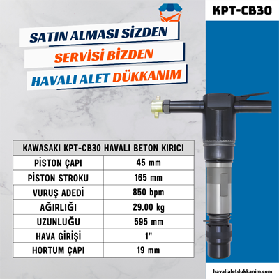 KAWASAKI KPT-CB30 Havalı Beton Kırıcı