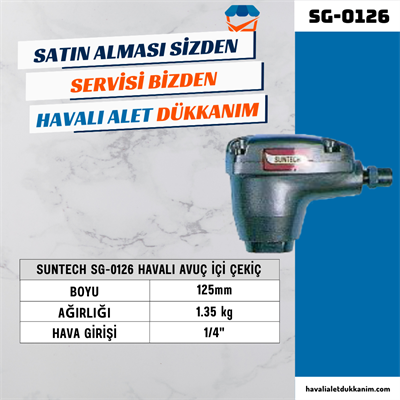 SUNTECH SG-0126 Havalı Avuç İçi Çekiç