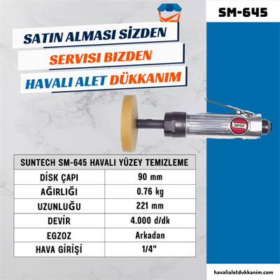 SUNTECH SM-645 Havalı Yüzey Temizleme