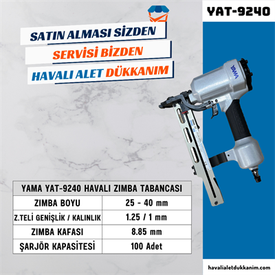 YAMA YAT-9240-GM215 Havalı Zımba Tabancası 25-40 mm