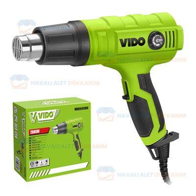 VIDO WD050142000 Ayarlanabilir Sıcak Hava Tabancası 2000W