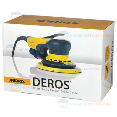 MIRKA DEROS 650CV Elektrikli Zımpara Makinesi 150 mm