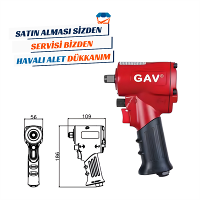 GAV AT-2712 Havalı Mini Somun Sökme 1/2