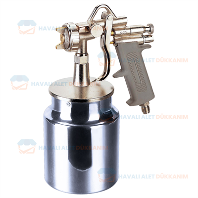 KL PRO G70 Havalı Alttan Alüminyum Depo Boya Tabancası 2.0 mm