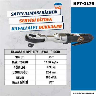KAWASAKI KPT-1175 Havalı Cırcır Motoru 1/2