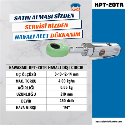 KAWASAKI KPT-20TR Havalı Dişi Cırcır