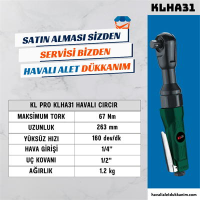 KL PRO KLHA31 Havalı Cırcır