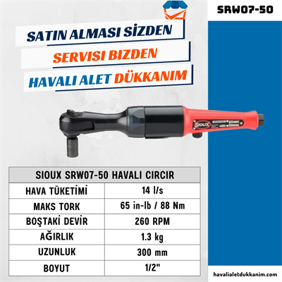 Sioux SRW07-50 Havalı Cırcır