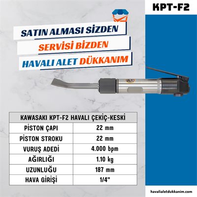 KAWASAKI KPT-F2 Havalı Çekiç-Keski
