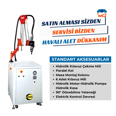 OSAKA OPT-P HM32-K Havalı Kılavuz Çekme