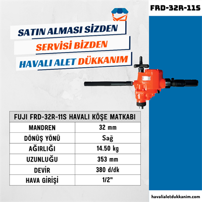 FUJI FRD-32R-11S Havalı Köşe Matkabı 32 mm