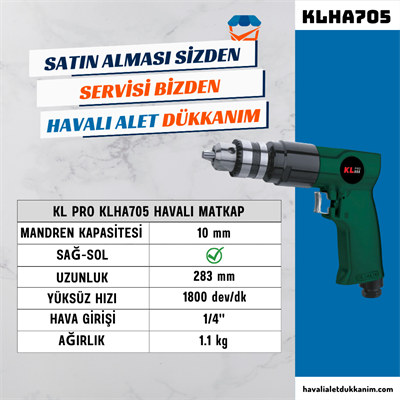 KL PRO KLHA705 Havalı Matkap