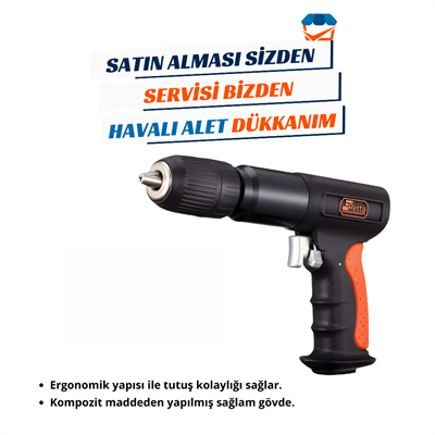 RETTA RHM0400 Havalı Kompozit Matkap 1/2