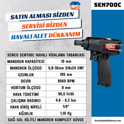 SENCO SEN700C Havalı Vidalama Tabancası