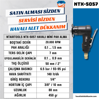 NTAirTools NTX-5057 Havalı Mini Pah Alma