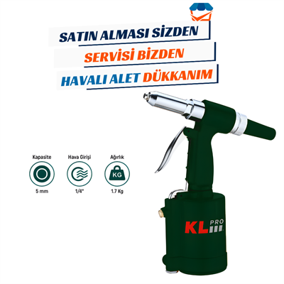 KL PRO KLHA0810 Havalı Pop Perçin Pensesi