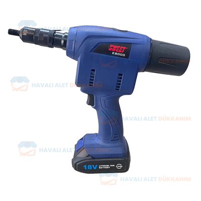 SWEET SWT-E8000 Şarjlı Somun Perçin Tabancası M4-M8