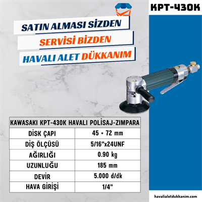 KAWASAKI KPT-430K Havalı Polisaj-Zımpara