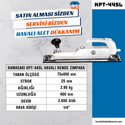 KAWASAKI KPT-44SL Havalı Rende Zımpara