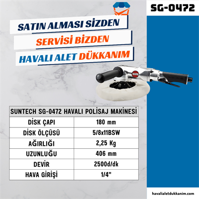 SUNTECH SG-0472 Havalı Polisaj Makinesi
