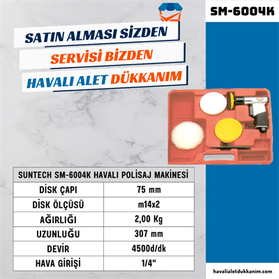 SUNTECH SM-6004K Havalı Polisaj Makinesi