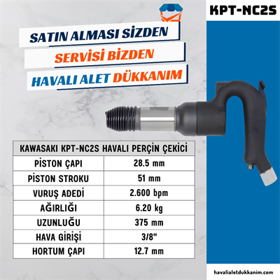 KAWASAKI KPT-NC2S Havalı Perçin Çekici