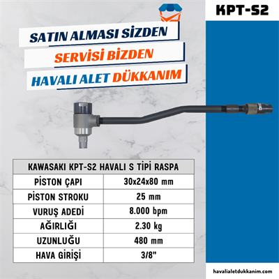KAWASAKI KPT-S2 Havalı S Tipi Raspa
