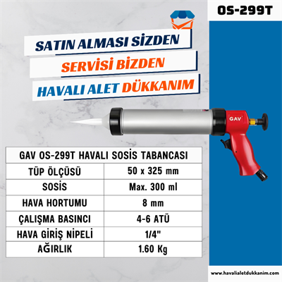 GAV OS-299T Havalı Sosis Tabancası (Küçük)