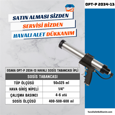 OSAKA OPT-P 2034-13 Havalı Sosis Tabancası İpli