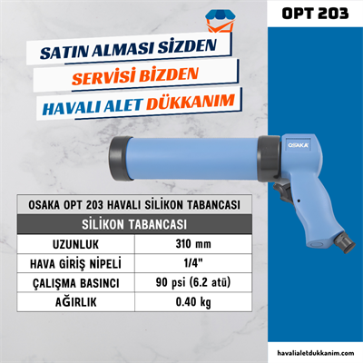 OSAKA OPT 203 Havalı Silikon Tabancası