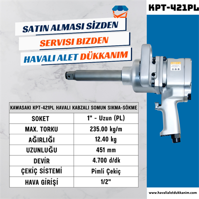 KAWASAKI KPT-421PL Havalı Kabzalı Somun Sıkma-Sökme 1