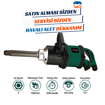 KL PRO KLHA9981 Havalı Darbeli Somun Sıkma-Sökme