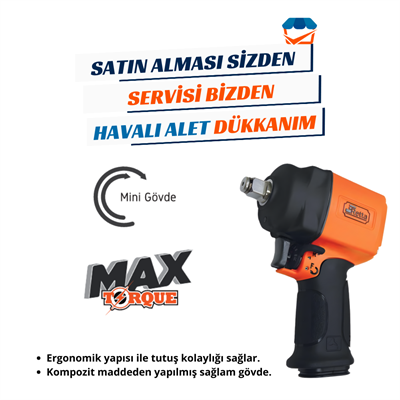 RETTA RHS0610 Havalı Mini Somun Sökme 1/2