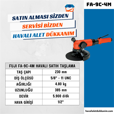 FUJI FA-9C-4M Havalı Satıh Taşlama 230 mm