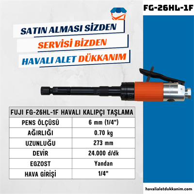 FUJI FG-26HL-1F Havalı Uzun Tip Kalıpçı Taşlama